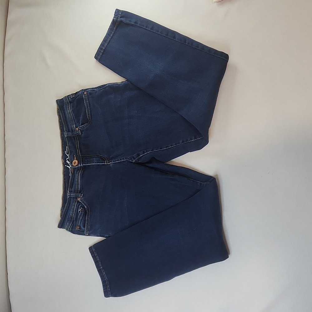 Inc denim dark wash skinny jeans. Size 10 short - Picture 2 of 10